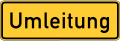 Umleitungsschild
